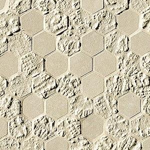 BEIGE PRINT ESAGONO MOSAICO