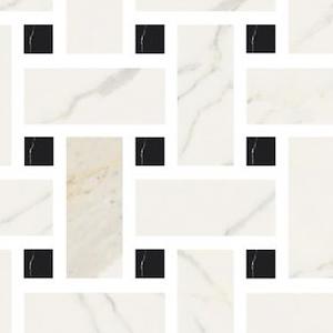 BIANCO CALACATTA EFFECT MOSAICO WEAVE